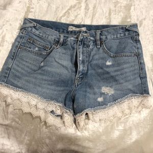 Free people Jean shorts